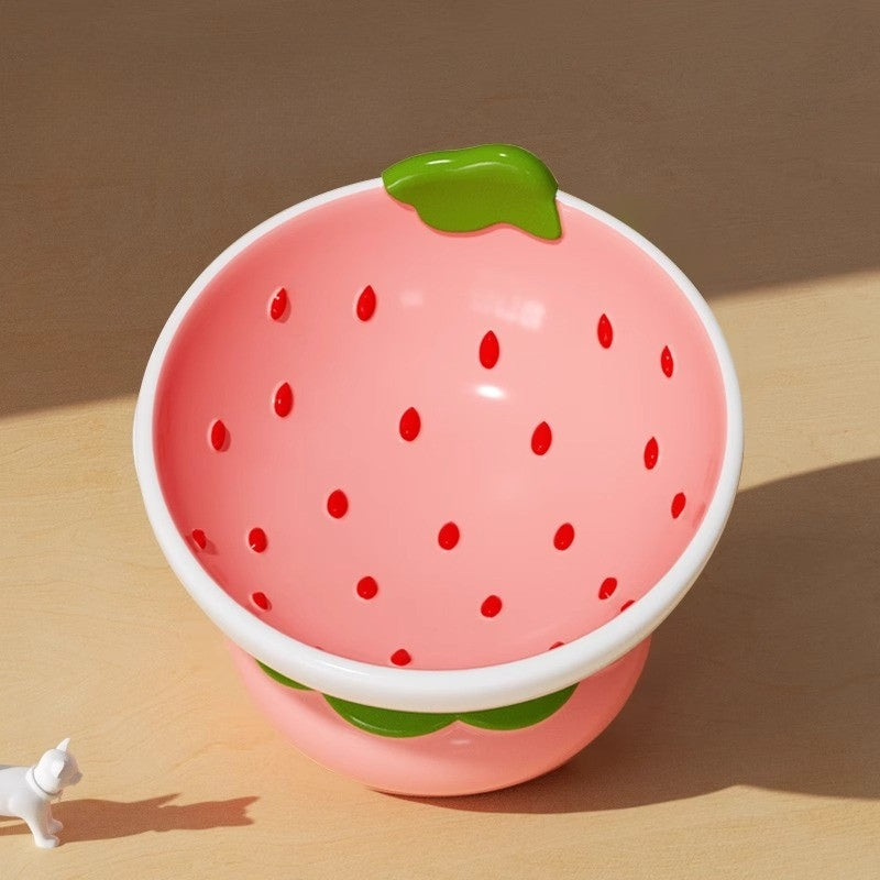 Tilted Ceramic Cat Bowl – No Spill