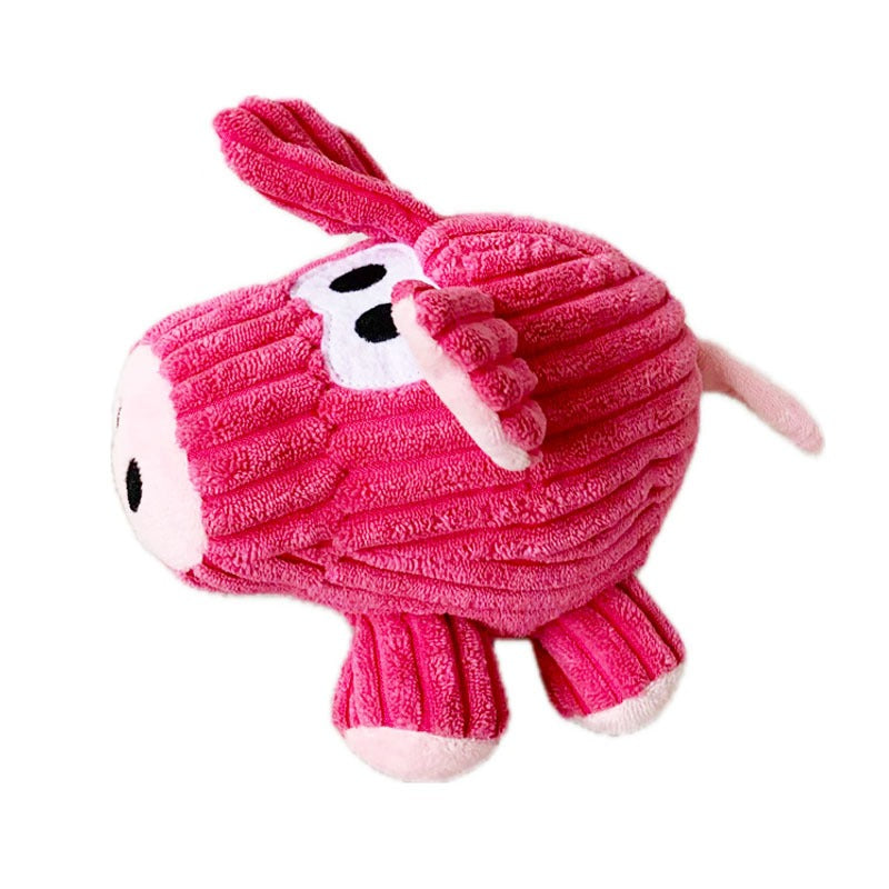 Soft Chew Squeaky Toy for Dogs – Durable Plush Sound Toy for Teething and Play