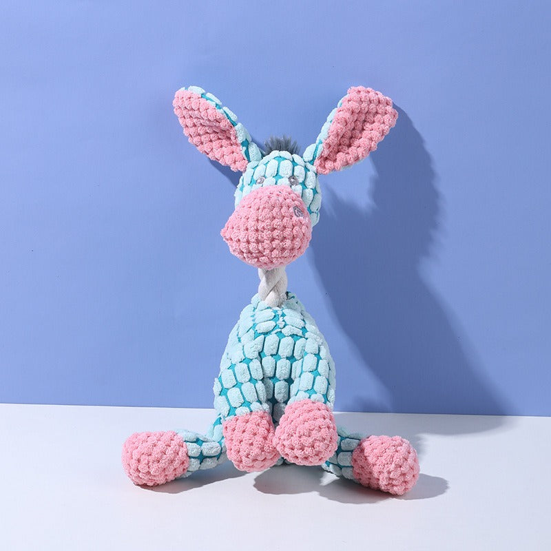 Soft Chew Squeaky Dog Toy – Gentle Teething & Dental Play Toy