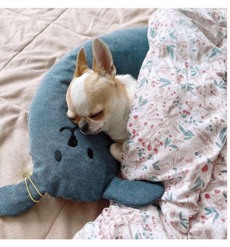 Linen & Cotton Pet Pillow – Soft Breathable Cushion for Dogs and Cats