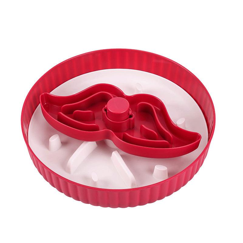 Pet slow food bowl two-in-one Suitable for cats and small dogs, designed for intelligence development and preventing vomiting. - NoKa&AuroraStone