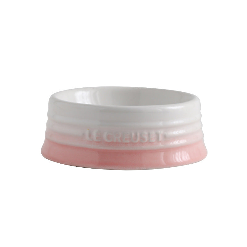 Elegant Ceramic Pet Dish – Safe, Durable, and Easy to Clean cat&dog