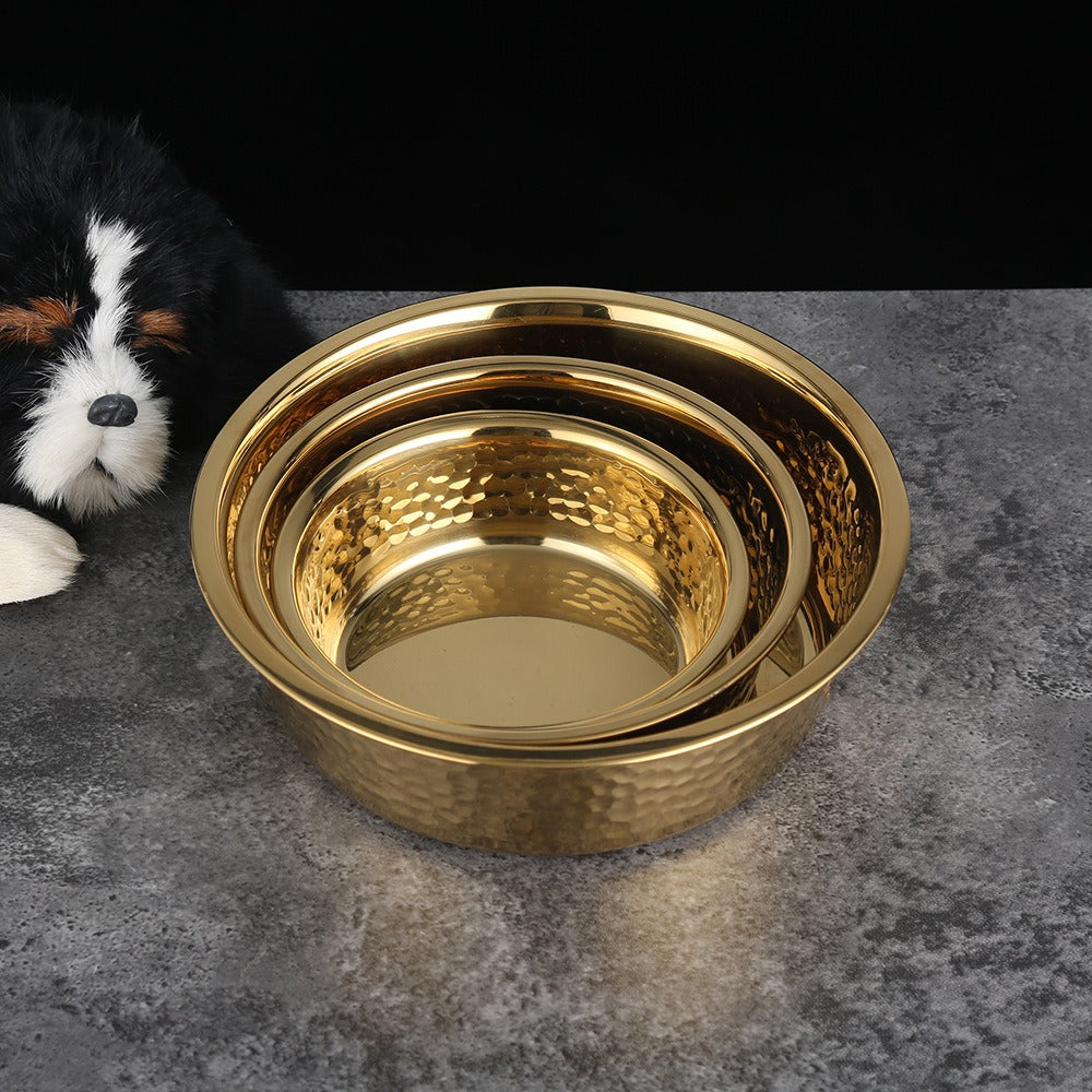 Extra-Large Deep Stainless Steel Dog Bowl | Ideal for Large Breeds XXXXL