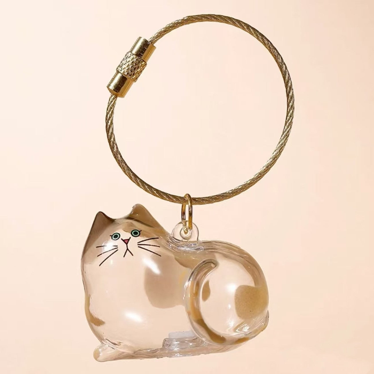 Cat Fur Keepsake Pendant – Creative Pet Hair Storage Decoration for Cat Lovers