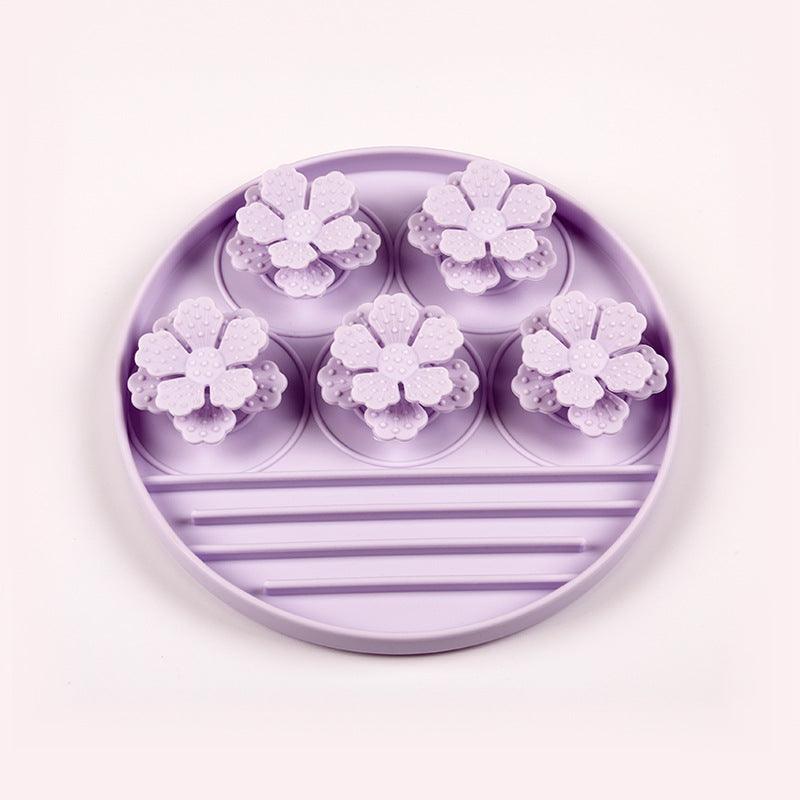 Pet Licking Pad Slow Food Pad Dog Food Gare Sucker Silicone Licking Pad Pet Products Anti-choking Slow Food Bowl Dog Licking Pad - NoKa&AuroraStone