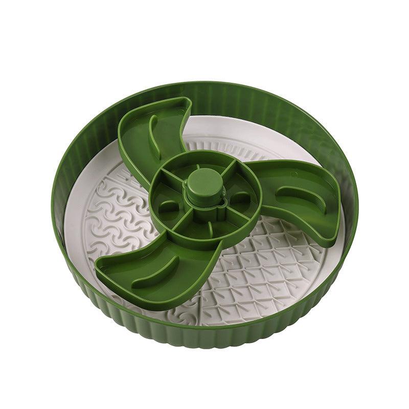 Pet slow food bowl two-in-one Suitable for cats and small dogs, designed for intelligence development and preventing vomiting. - NoKa&AuroraStone
