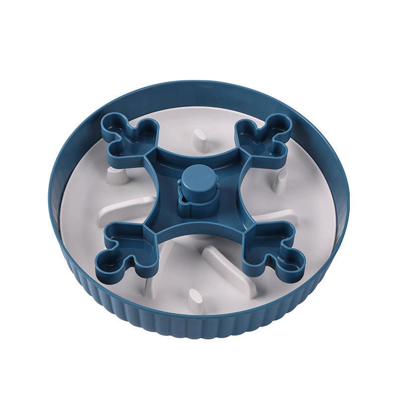 Pet slow food bowl two-in-one Suitable for cats and small dogs, designed for intelligence development and preventing vomiting. - NoKa&AuroraStone