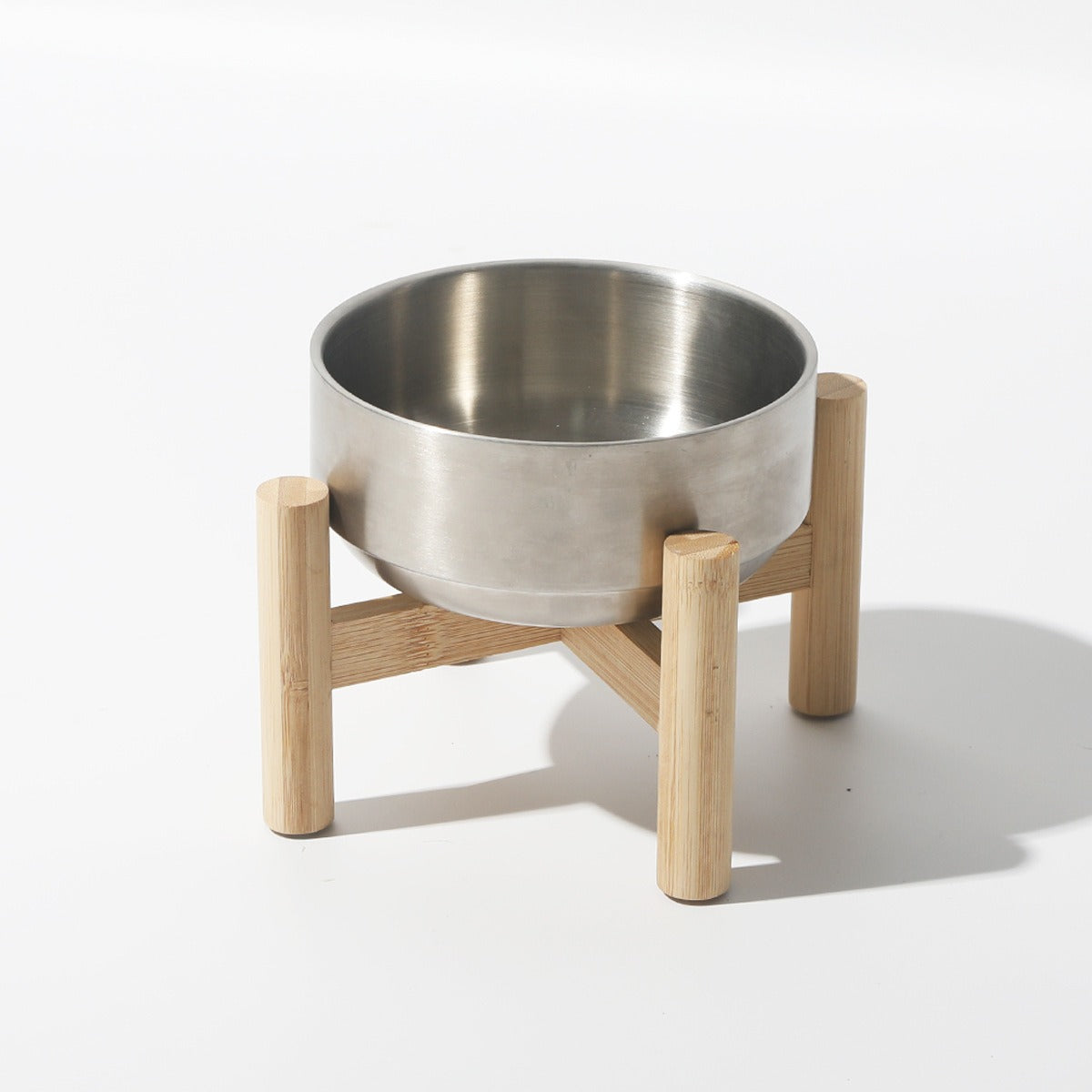 Elevated Pet Bowl – Stainless Steel set