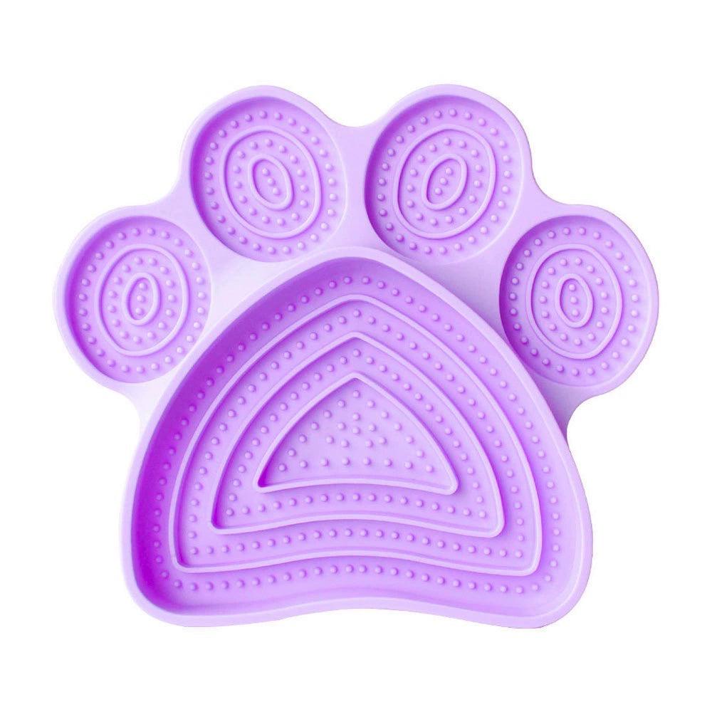 Suitable for medium and large dogs, 2-in-1 silicone licking pad, slow eating plate with suction cup, rich capacity, puzzle solving, and relieving boredom - NoKa&AuroraStone
