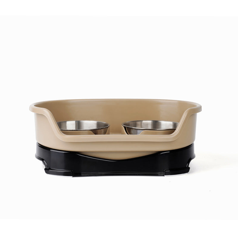 Clean Feeding Solution for Pets | Raised Anti-Splash Bowl for Small Pets