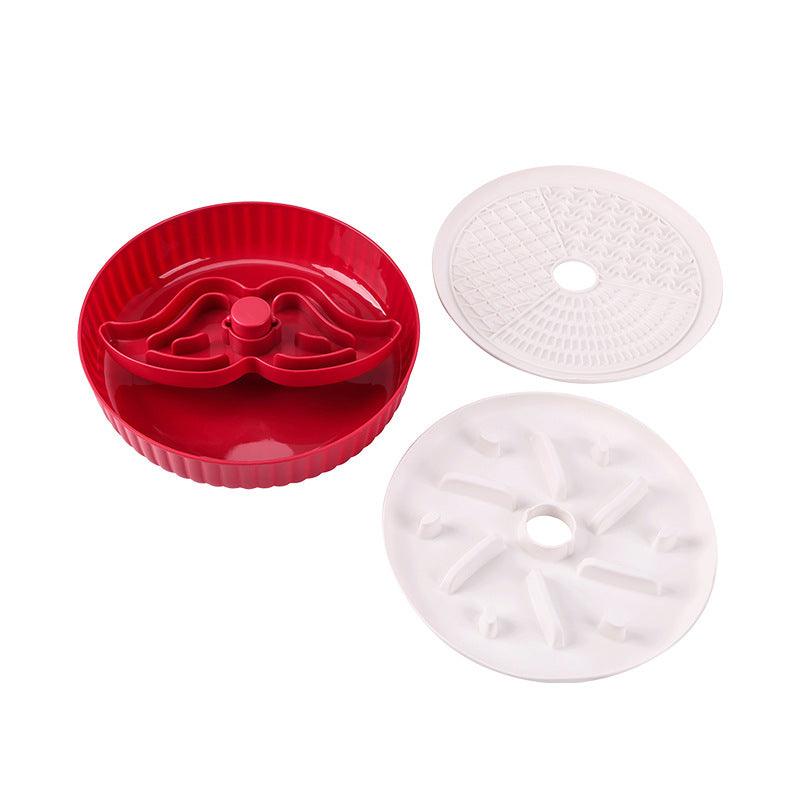 Pet slow food bowl two-in-one Suitable for cats and small dogs, designed for intelligence development and preventing vomiting. - NoKa&AuroraStone