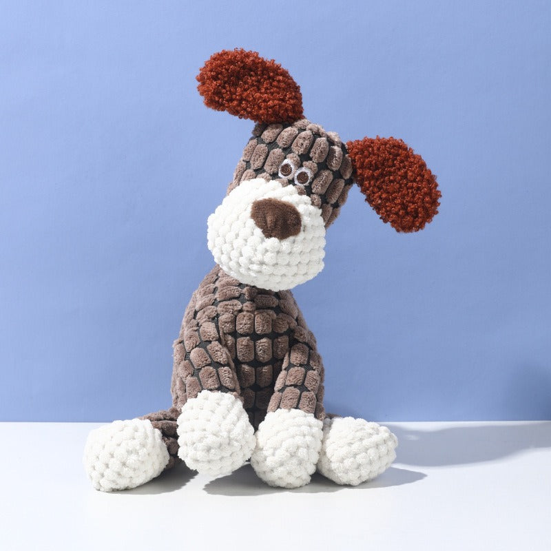Soft Chew Squeaky Dog Toy – Gentle Teething & Dental Play Toy