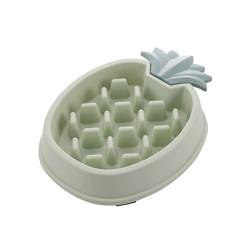 Cute Fruit Design Pet Slow Feeder Bowl – Anti-Gulping & Non-Slip