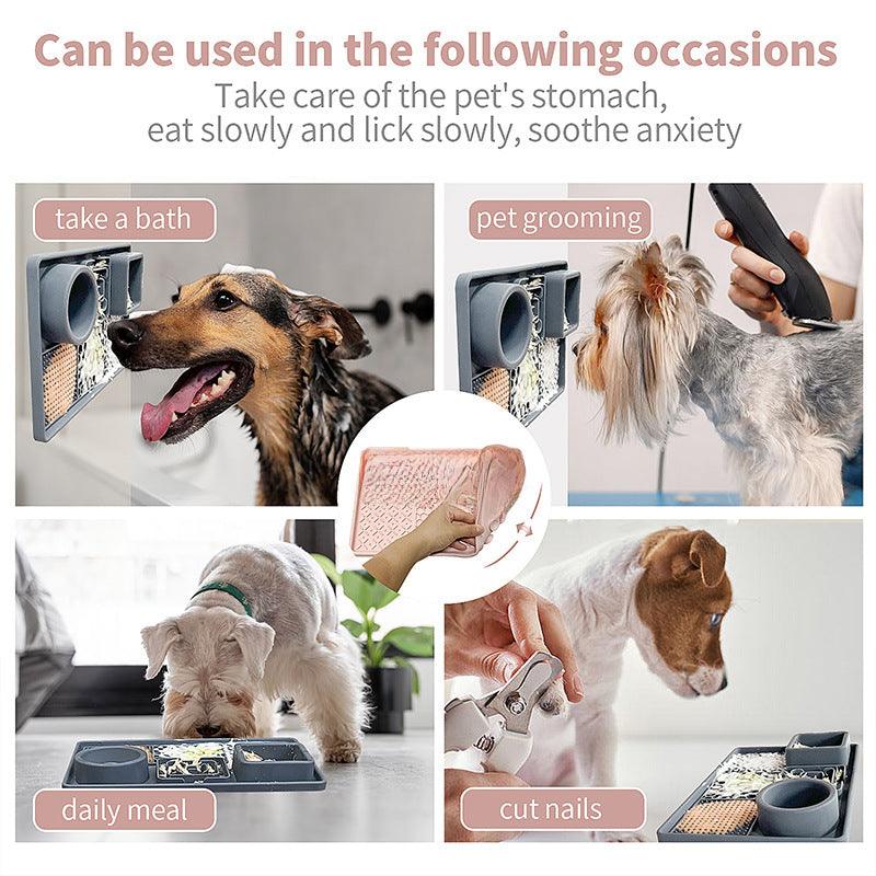 6-in-1 Licking Mat, Slow Feeder Mat - NoKa&AuroraStone