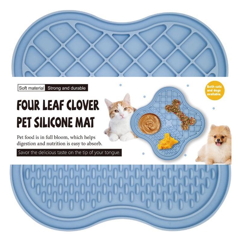 Pet Supplies Dog Cage Lick Pad Card Cage Lick Plate Slow Food Plate Silicone Lick Pad for Cats and Dogs - NoKa&AuroraStone
