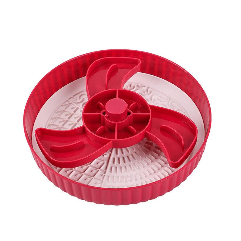 Pet slow food bowl two-in-one Suitable for cats and small dogs, designed for intelligence development and preventing vomiting. - NoKa&AuroraStone