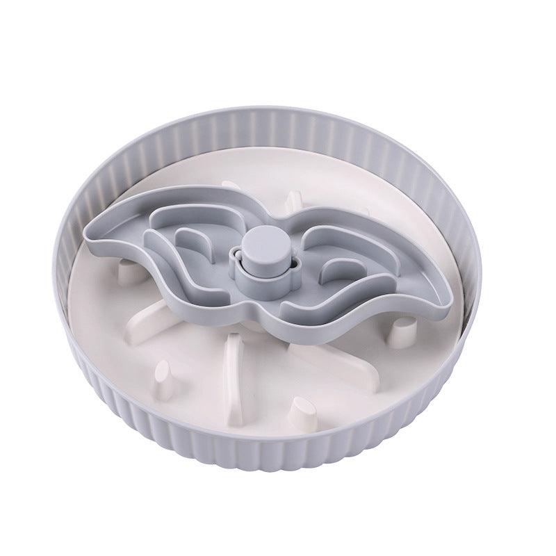 Pet slow food bowl two-in-one Suitable for cats and small dogs, designed for intelligence development and preventing vomiting. - NoKa&AuroraStone