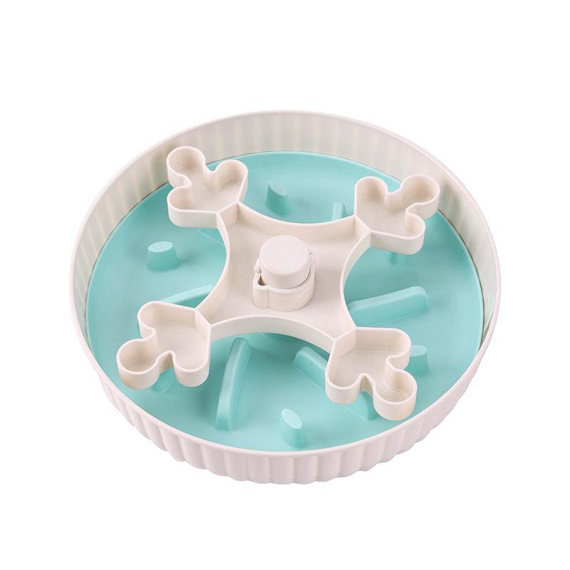 Pet slow food bowl two-in-one Suitable for cats and small dogs, designed for intelligence development and preventing vomiting. - NoKa&AuroraStone
