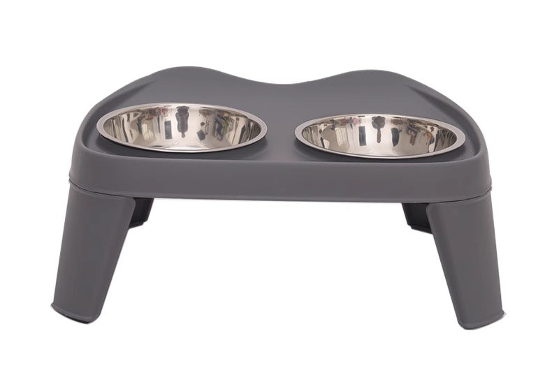 XL Raised Stainless Steel Dog Bowl Set