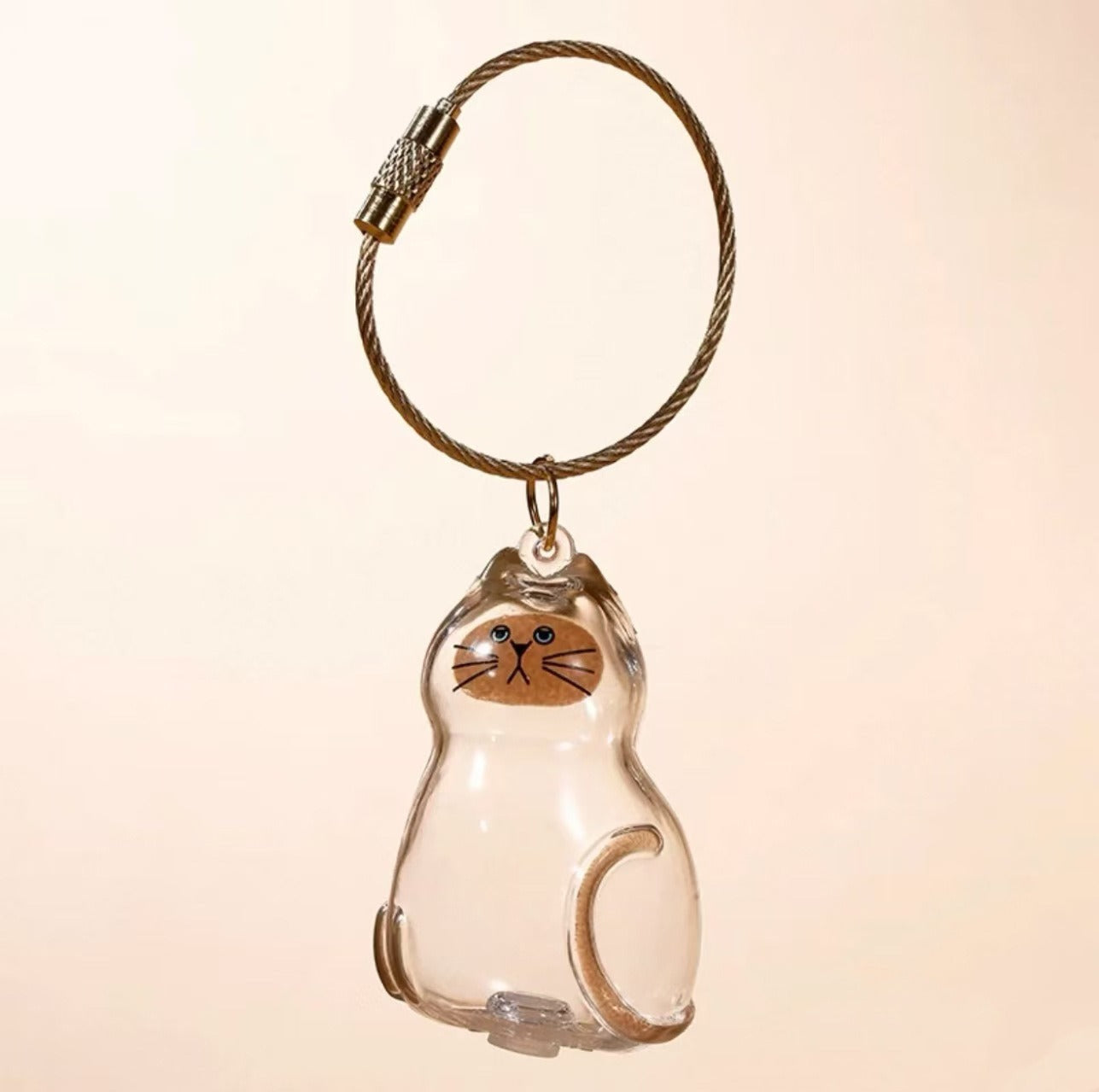 Cat Fur Keepsake Pendant – Creative Pet Hair Storage Decoration for Cat Lovers