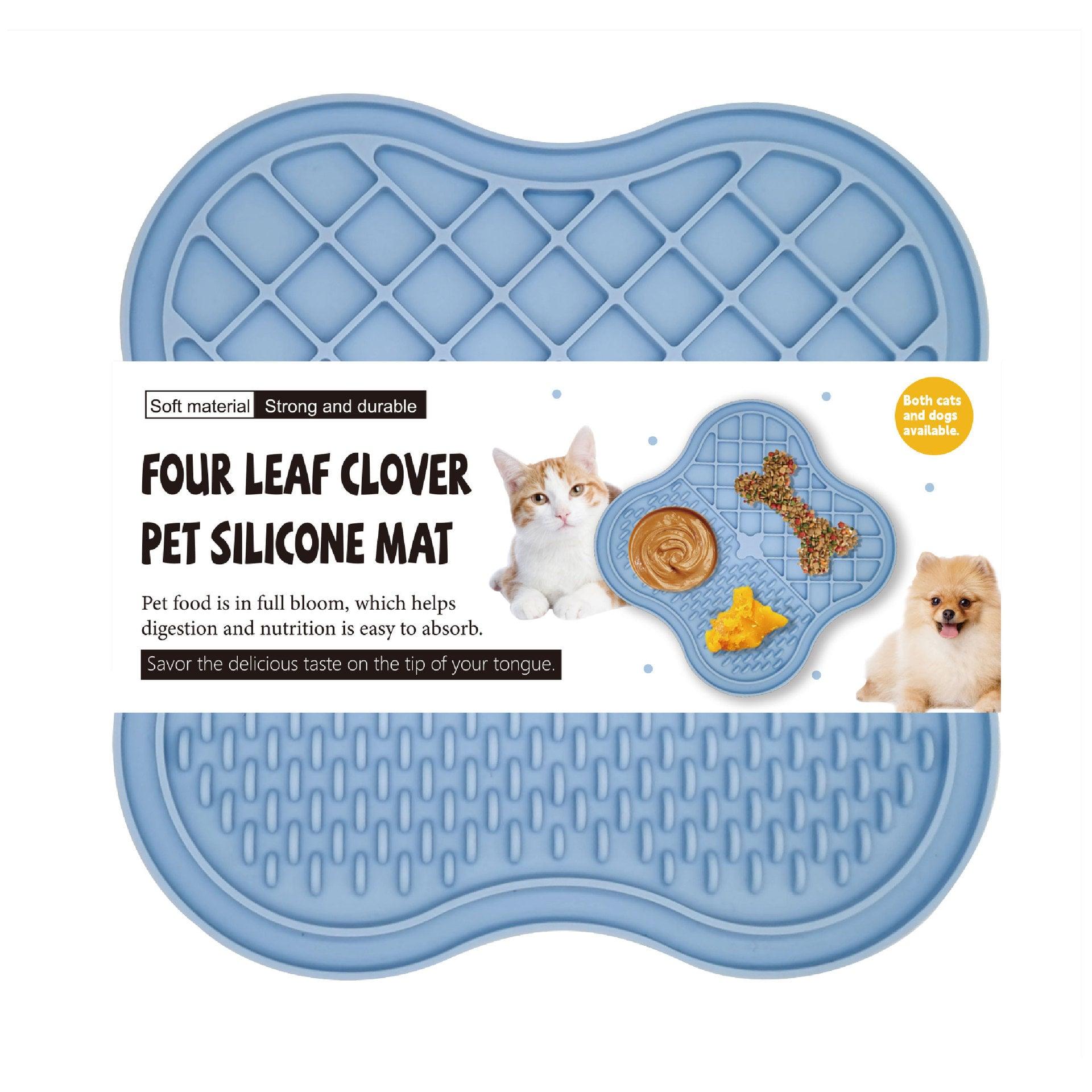 Pet Supplies Dog Cage Lick Pad Card Cage Lick Plate Slow Food Plate Silicone Lick Pad for Cats and Dogs - NoKa&AuroraStone