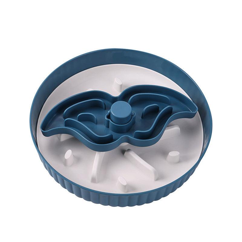 Pet slow food bowl two-in-one Suitable for cats and small dogs, designed for intelligence development and preventing vomiting. - NoKa&AuroraStone