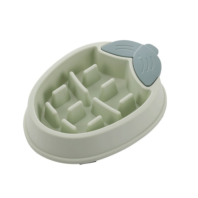 Cute Fruit Design Pet Slow Feeder Bowl – Anti-Gulping & Non-Slip