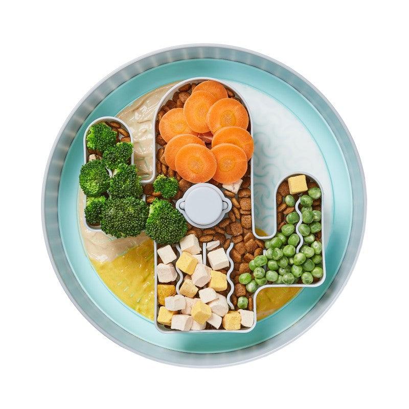 Cat and Dog Sniffing, Two-in-One with Two Forms, Anti-Choking Rotating Fun Slow Feeder Bowl, Pet Food Basin, Anti-Choking Feeding Plate, Licking Pad, Feeder - NoKa&AuroraStone