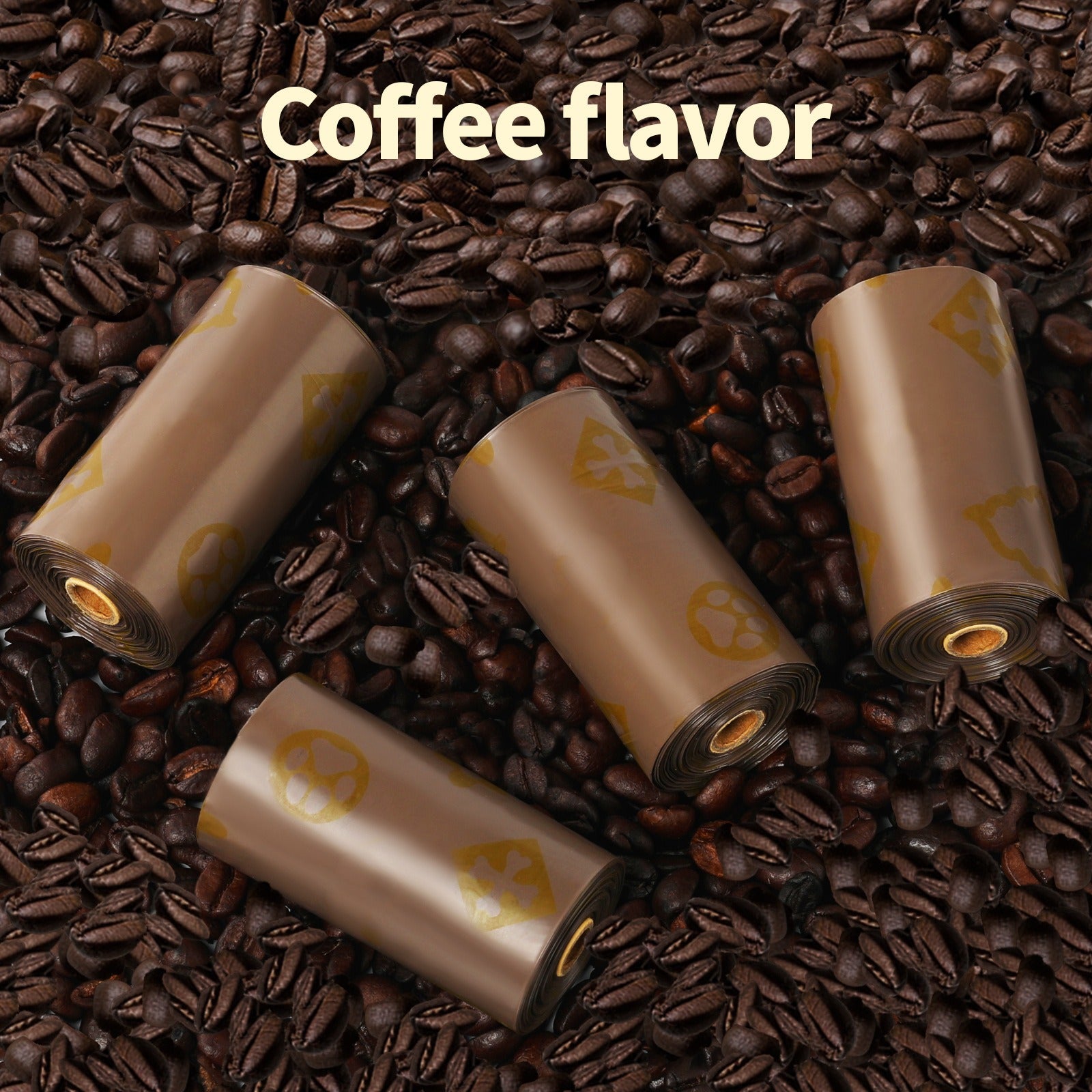 Pet Waste Bags – coffee flavor Leak-Proof
