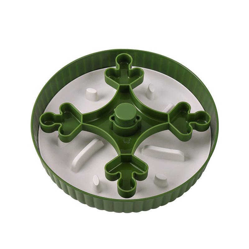 Pet slow food bowl two-in-one Suitable for cats and small dogs, designed for intelligence development and preventing vomiting. - NoKa&AuroraStone