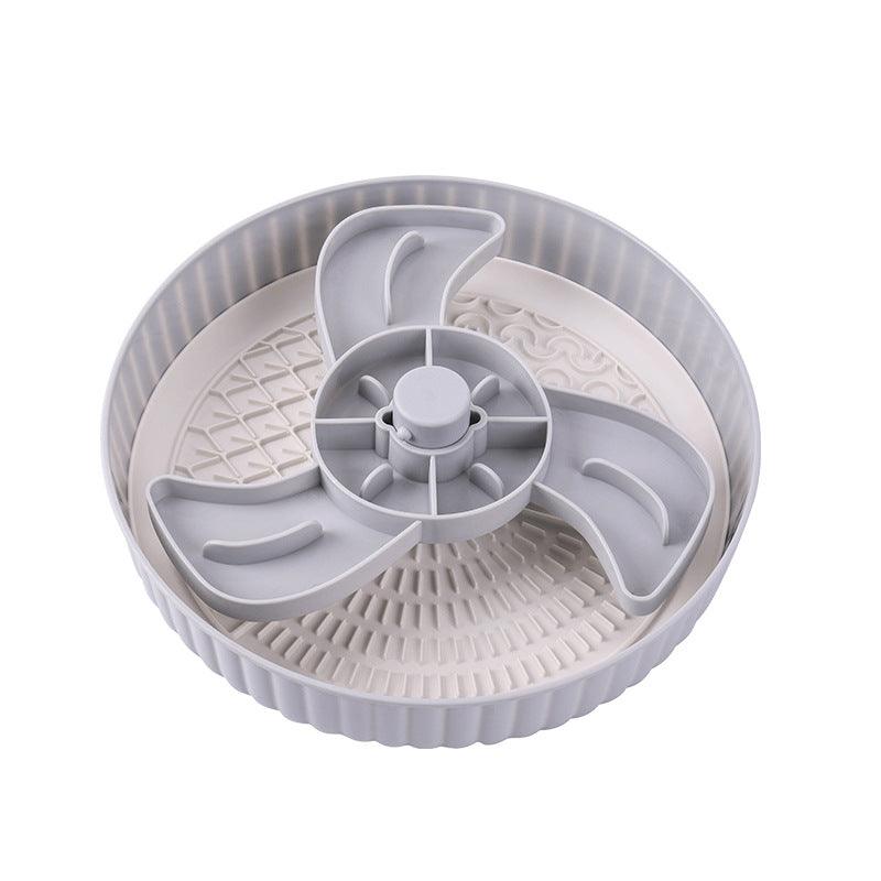 Pet slow food bowl two-in-one Suitable for cats and small dogs, designed for intelligence development and preventing vomiting. - NoKa&AuroraStone