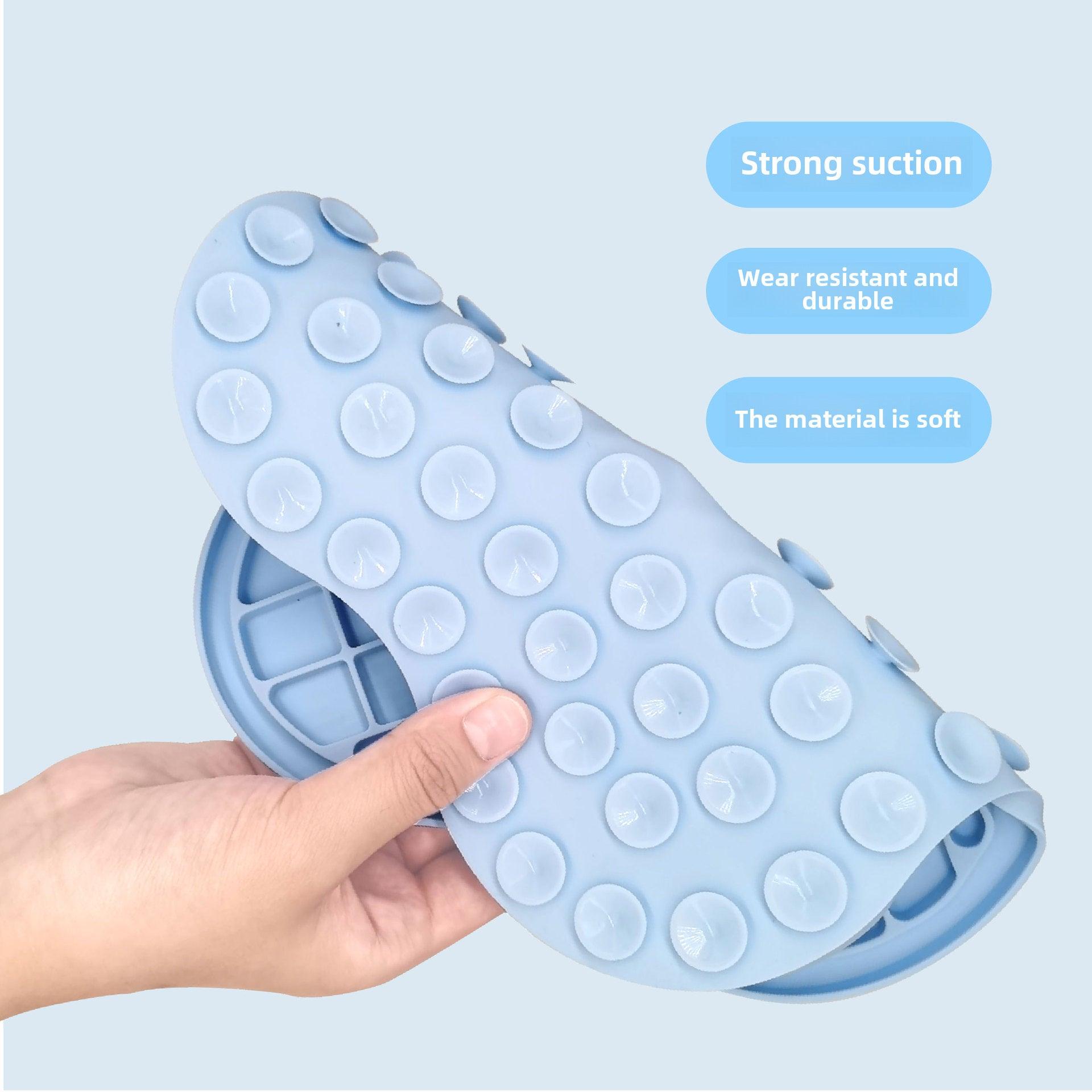 Pet Supplies Dog Cage Lick Pad Card Cage Lick Plate Slow Food Plate Silicone Lick Pad for Cats and Dogs - NoKa&AuroraStone