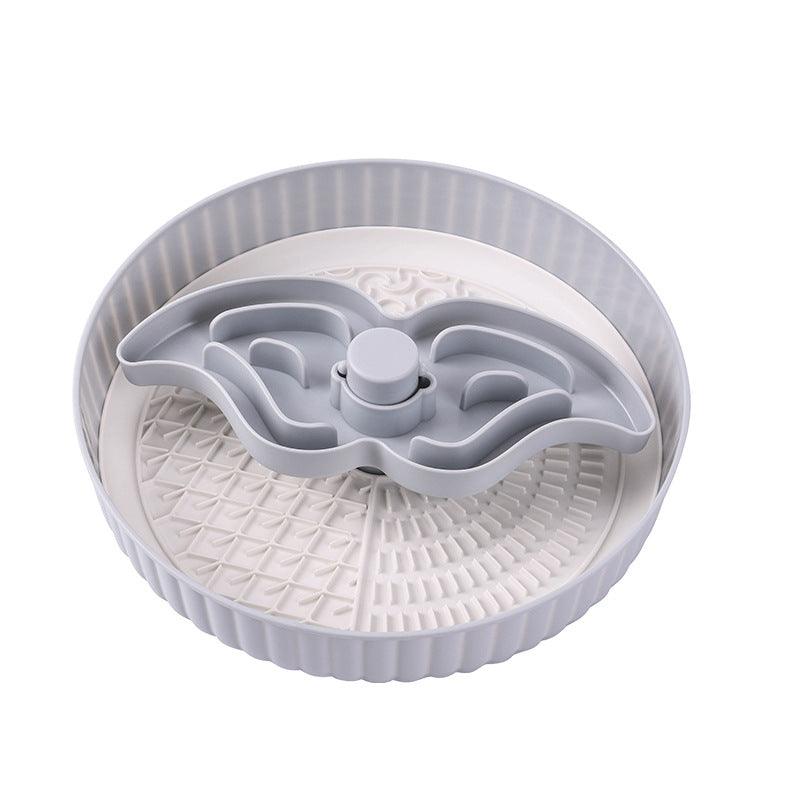 Pet slow food bowl two-in-one Suitable for cats and small dogs, designed for intelligence development and preventing vomiting. - NoKa&AuroraStone