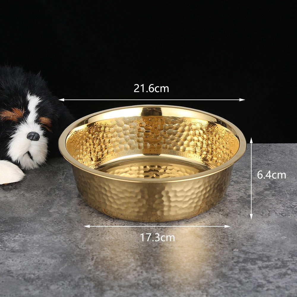 Extra-Large Deep Stainless Steel Dog Bowl | Ideal for Large Breeds XXXXL