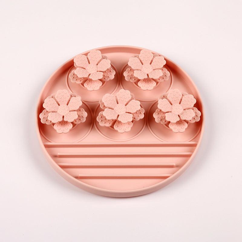 Pet Licking Pad Slow Food Pad Dog Food Gare Sucker Silicone Licking Pad Pet Products Anti-choking Slow Food Bowl Dog Licking Pad - NoKa&AuroraStone