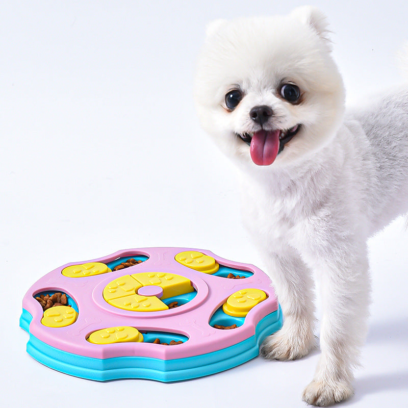 Amazon Bestseller Dog Intelligence Toys Feeder Anti-choking Training Bowl Slow Feeding Bowl Pet Supplies Dog Basin