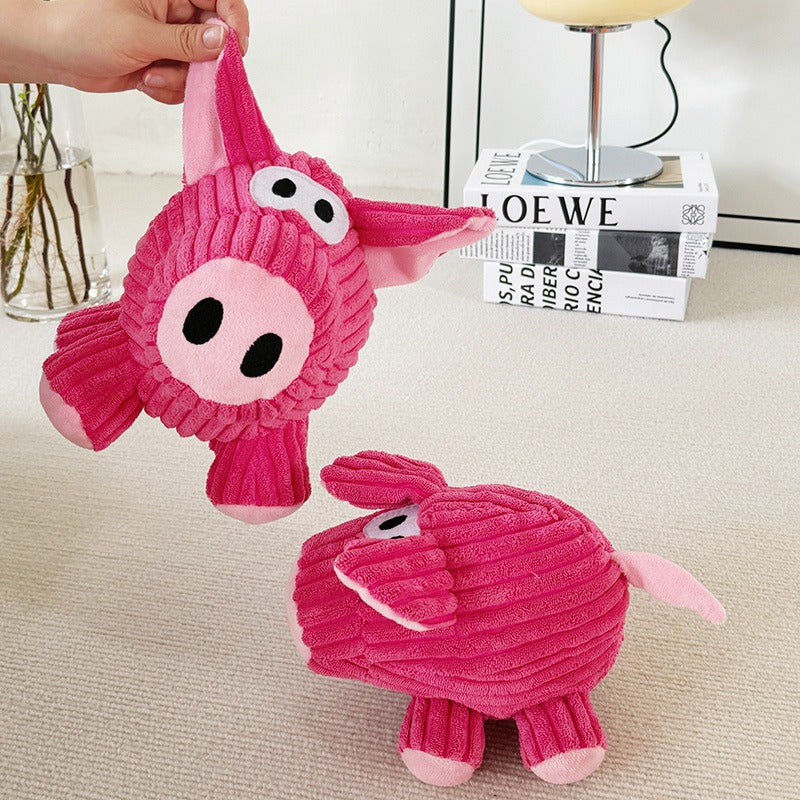 Soft Chew Squeaky Toy for Dogs – Durable Plush Sound Toy for Teething and Play