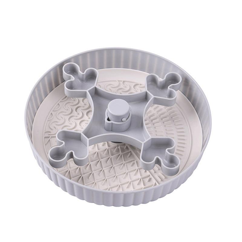 Pet slow food bowl two-in-one Suitable for cats and small dogs, designed for intelligence development and preventing vomiting. - NoKa&AuroraStone
