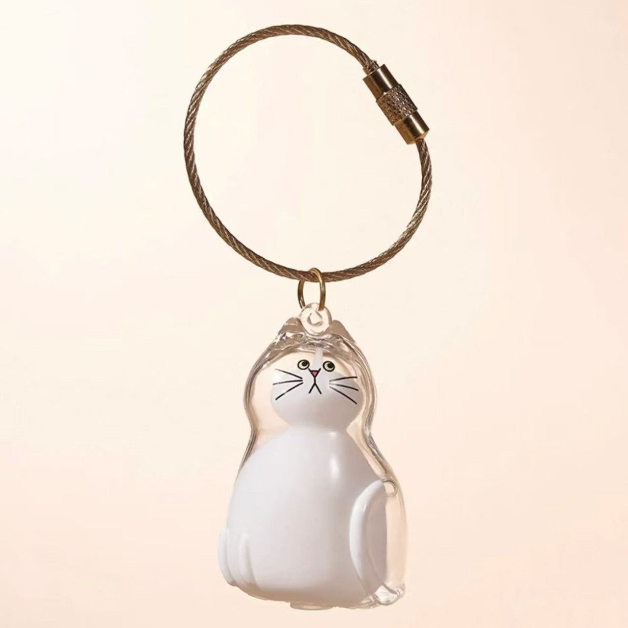 Cat Fur Keepsake Pendant – Creative Pet Hair Storage Decoration for Cat Lovers