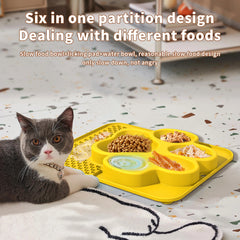 Pet Sucker Lick Mat Placemat Slow Food Dog Slow Food Cat Dog Universal Dog Food