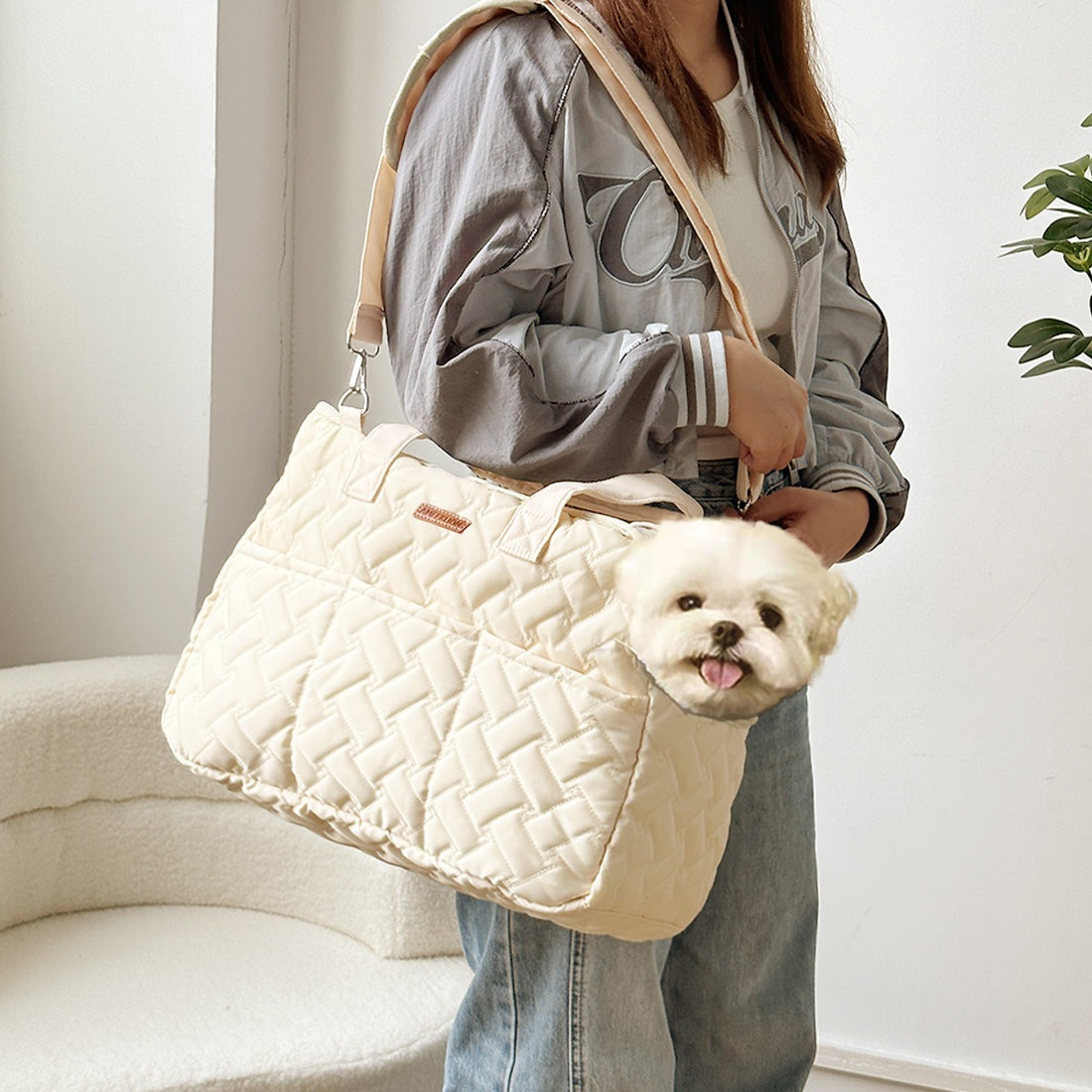 Portable Pet Carrier Bag for Small Animals |Breathable & Lightweight