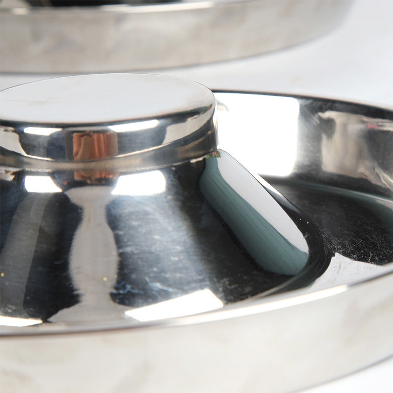 Pet stainless steel slow feeding bowl