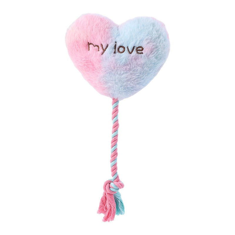 Plush Tug-of-War Chew Toy for Dogs – Durable Interactive Rope Toy with Soft Surface for Teething and Training
