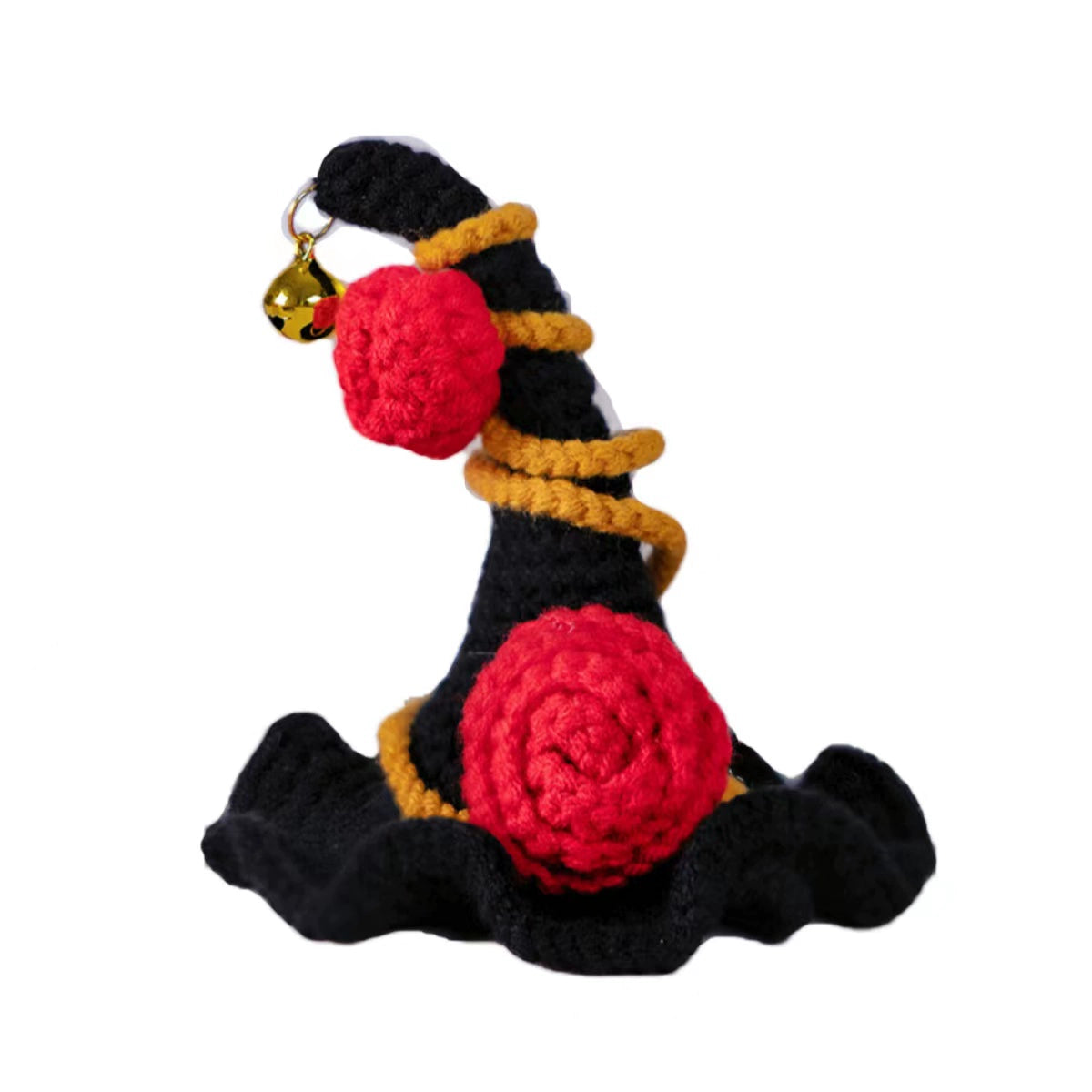 Halloween Pet Knit Collar – Handmade Cozy Neckwear for Cats & Dogs | Holiday Costume Scarf