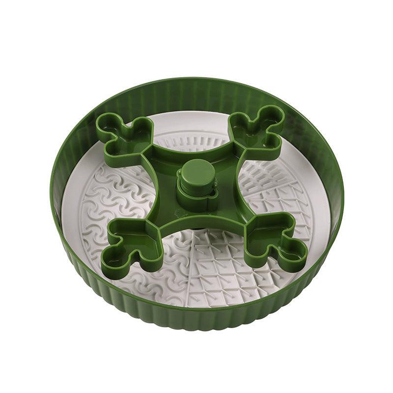Pet slow food bowl two-in-one Suitable for cats and small dogs, designed for intelligence development and preventing vomiting. - NoKa&AuroraStone