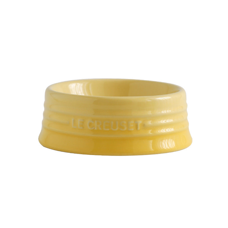 Elegant Ceramic Pet Dish – Safe, Durable, and Easy to Clean cat&dog