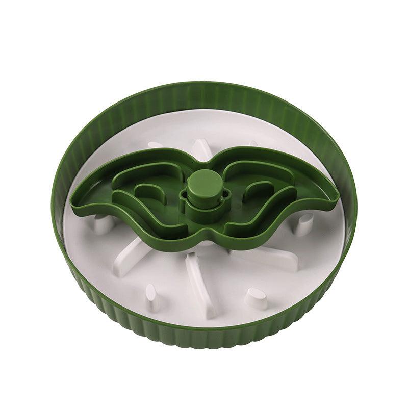 Pet slow food bowl two-in-one Suitable for cats and small dogs, designed for intelligence development and preventing vomiting. - NoKa&AuroraStone