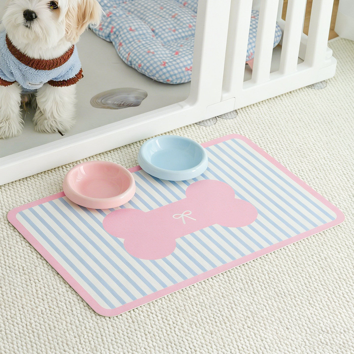 Absorbent Pet Feeding Mat – Non-Slip, Easy-Clean Placemat for Cats & Dogs