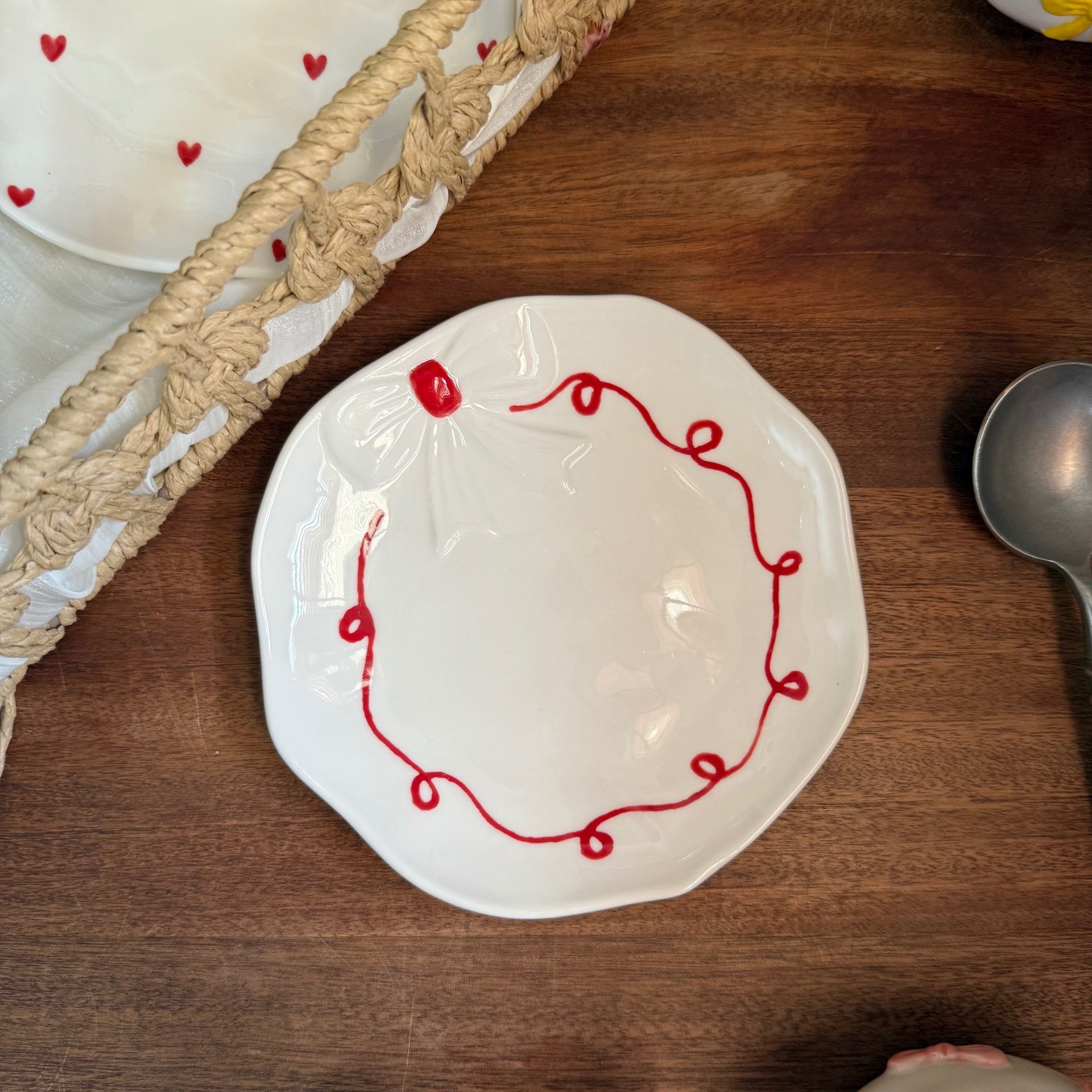 6-Inch Ceramic Pet Plate – For Dry & Wet Food