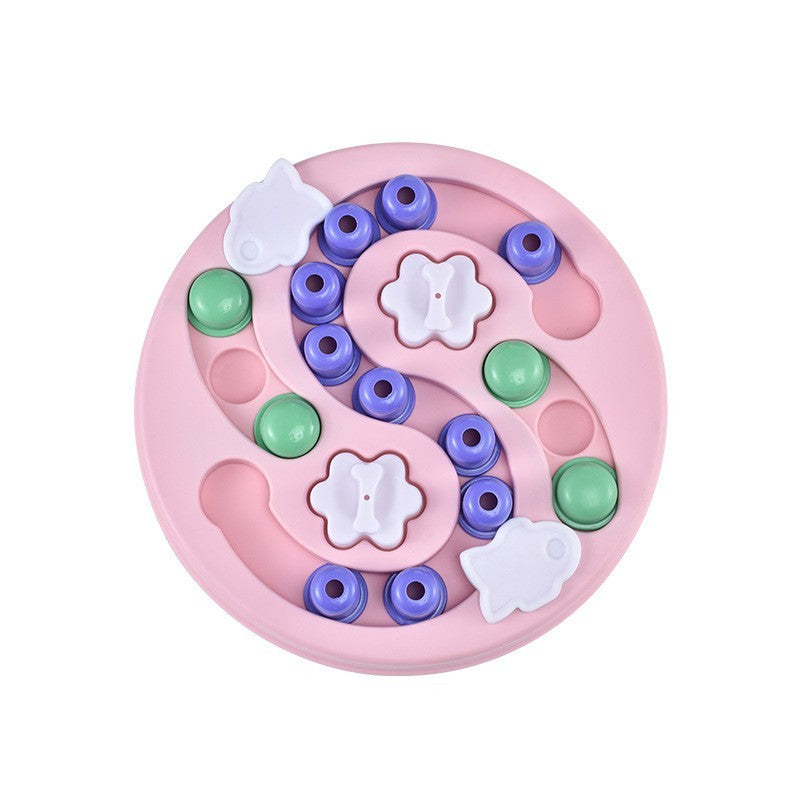 Interactive Rotating Slow Feeder Bowl for Dogs and Cats – Multifunctional Puzzle Toy Dish